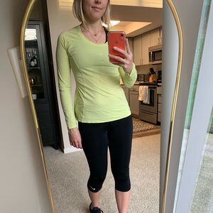 Neon yellow top